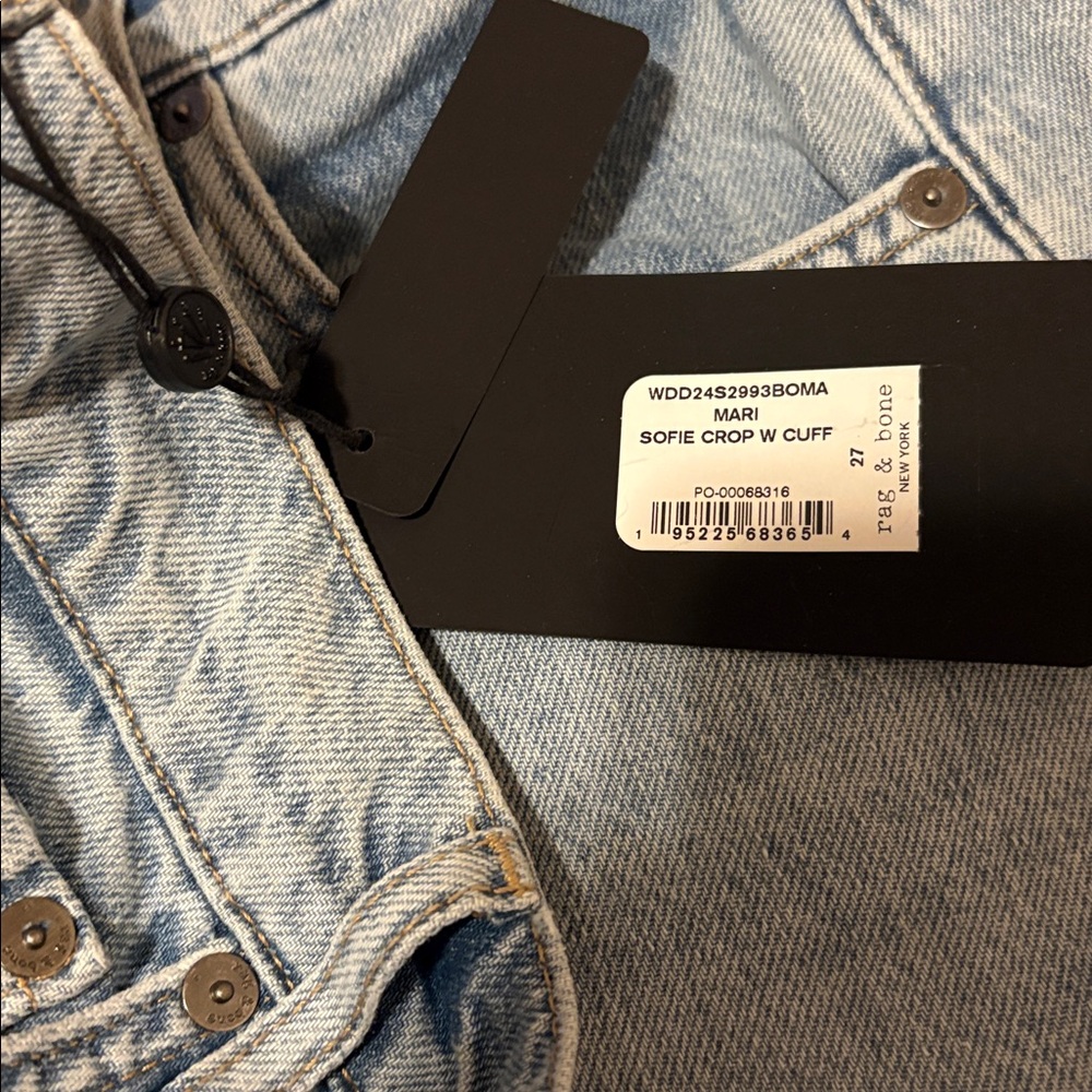 Rag& Bone Wide-Leg Light Blue Jeans - Picture 13 of 13